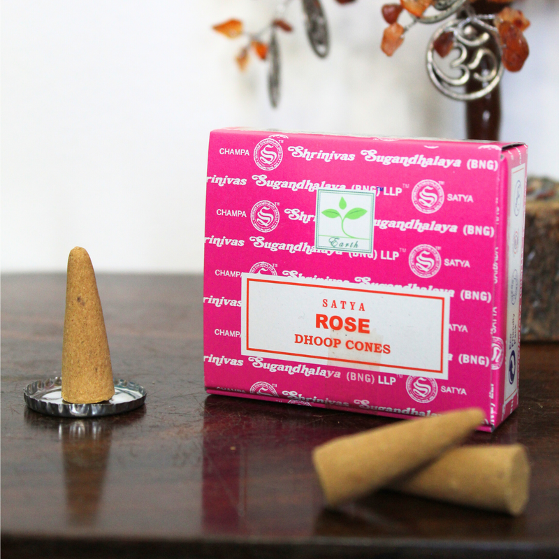 Satya Rose Dhoop Cones - Image 4
