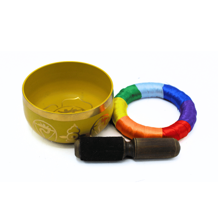 Solar Plexus Chakra Singing Bowl Yellow - Image 4