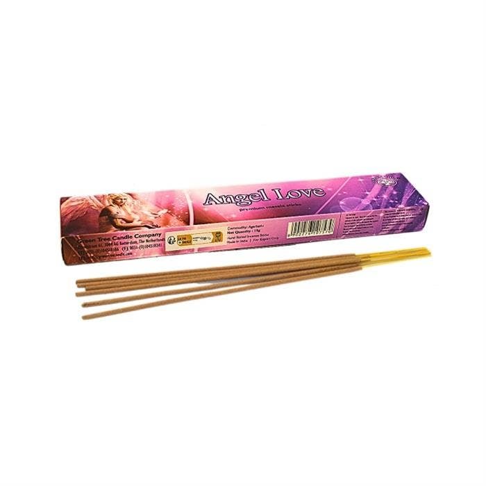 Green Tree Angel Love Hand Rolled Natural Incense Sticks - Image 3
