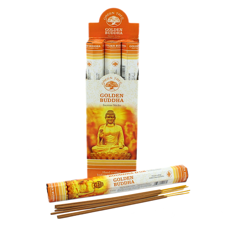 Green Tree Golden Buddha Incense