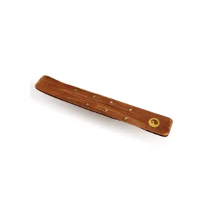 Mango Wood Holder Incense Patti Ying Yang 12 pcs