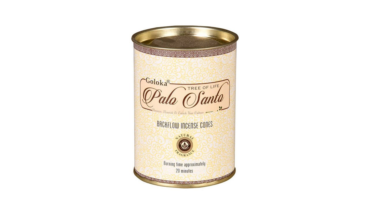 Goloka Palo Santo Back Flow Cones Pack (12 Cans)