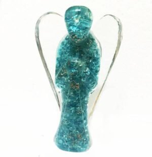 Orgone Angel Figurines- Blue Topaz 12cm