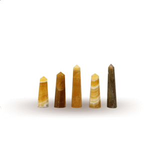 Multi - Colored Fluorite Pencil 6-10cm Set of 5 Pieces