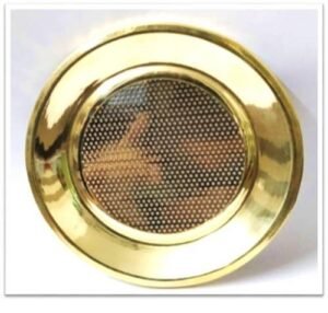 Brass Lid with Net Brass Finish 11.5cm