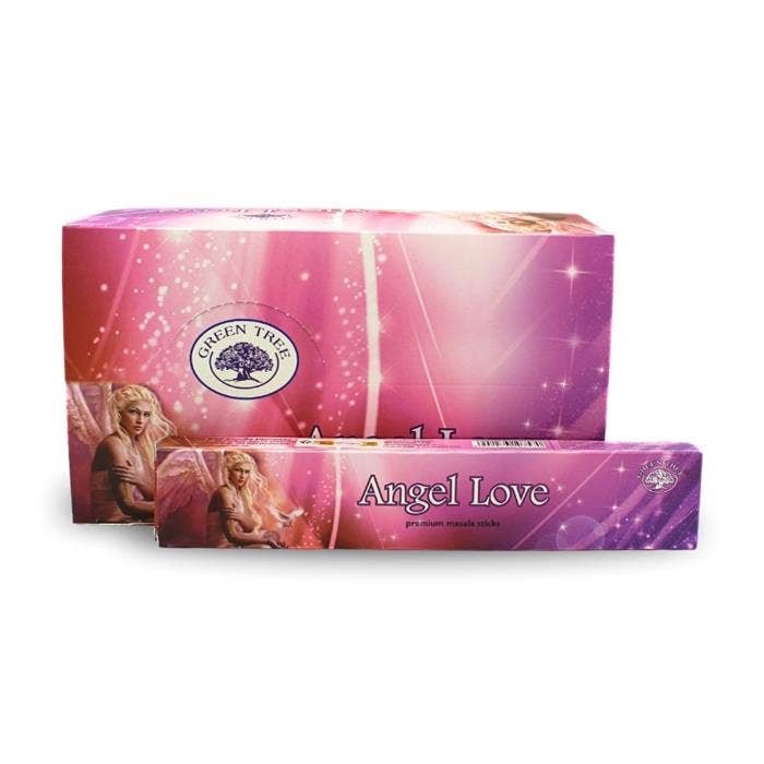 Green Tree Angel Love Hand Rolled Natural Incense Sticks - Image 2