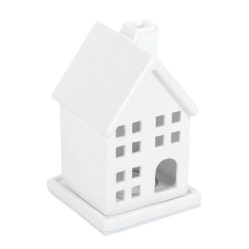 White House Shaped Ceramic Incense Cone Holder - Image 3