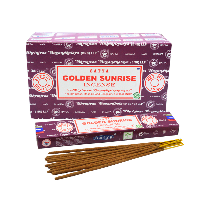 Satya Golden Sunrise Incense Sticks