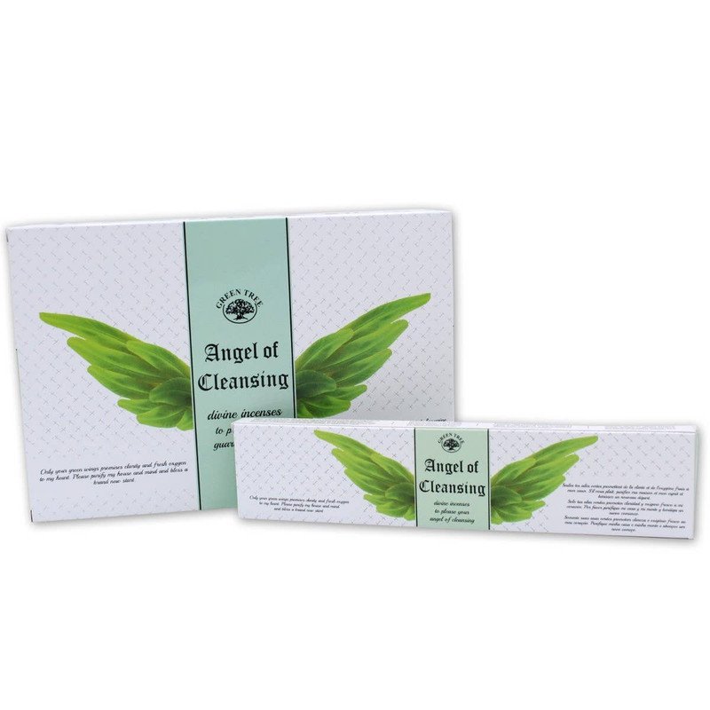 Green Tree Angel of Cleansing Hand Rolled Natural Incense Sticks