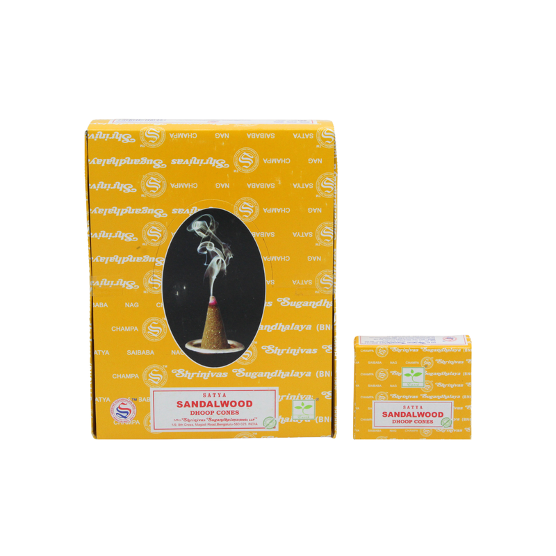 Satya Sandalwood Dhoop Cones - Image 2