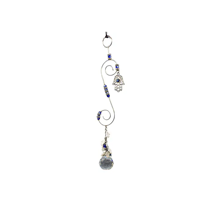 Crystal hanger evil eye