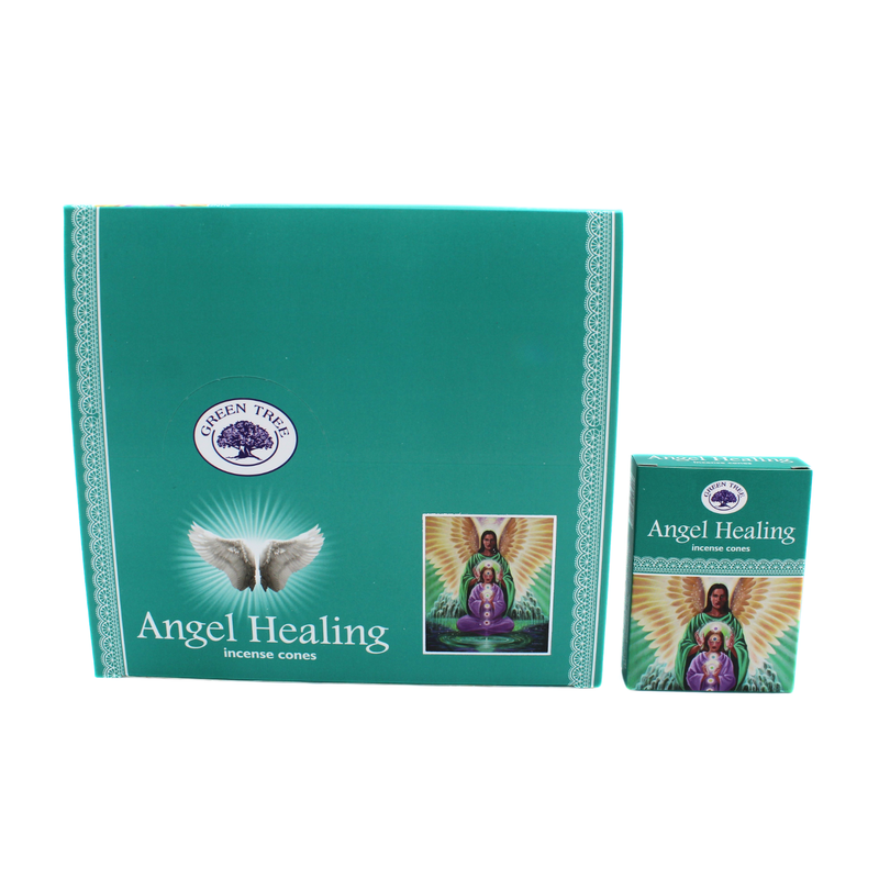 Green Tree Angel Healing Cones - Image 2