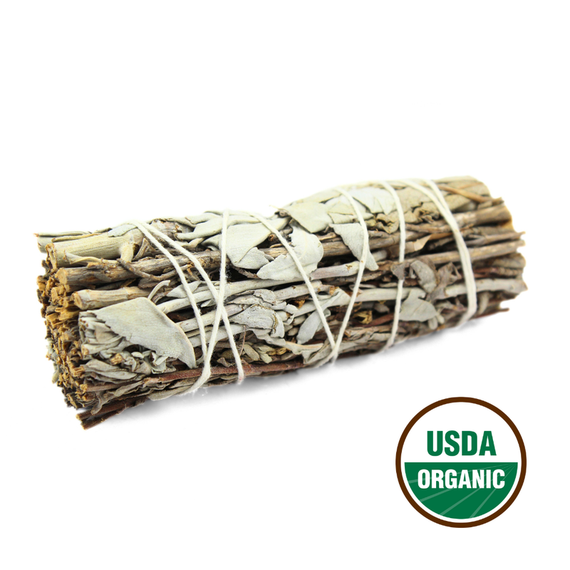 White Sage & Royal Sage Smudge Stick 10cm