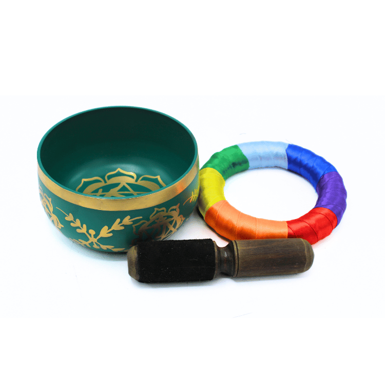 Heart Chakra Singing Bowl Green - Image 3