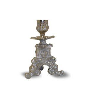 Kandelaar/Candlestand 1hole nickel