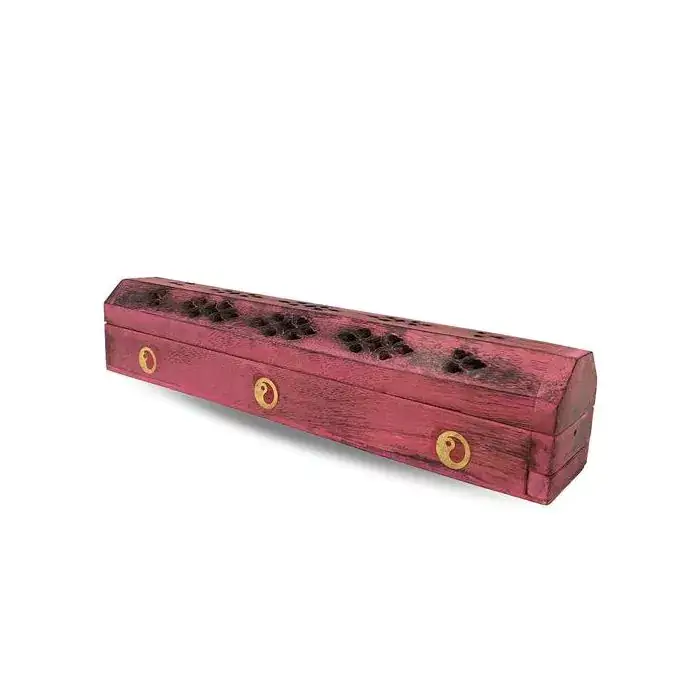 Wooden Incense Box Pink 30cm