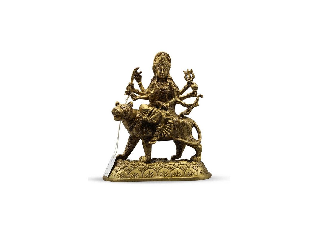 Durga on Lion 9.5"
