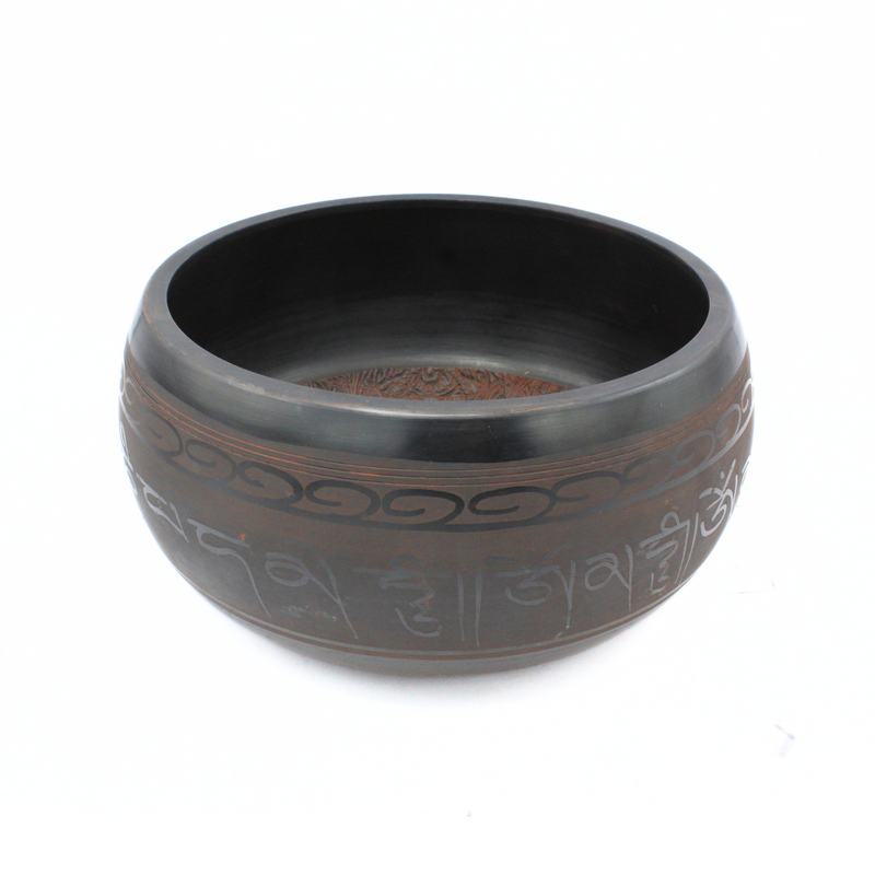 Singing Bowl aluminium 24 cm Red