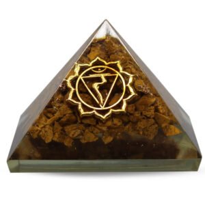 Orgonite Pyramid-Solar Plexus Yellow Jasper 40 Mm