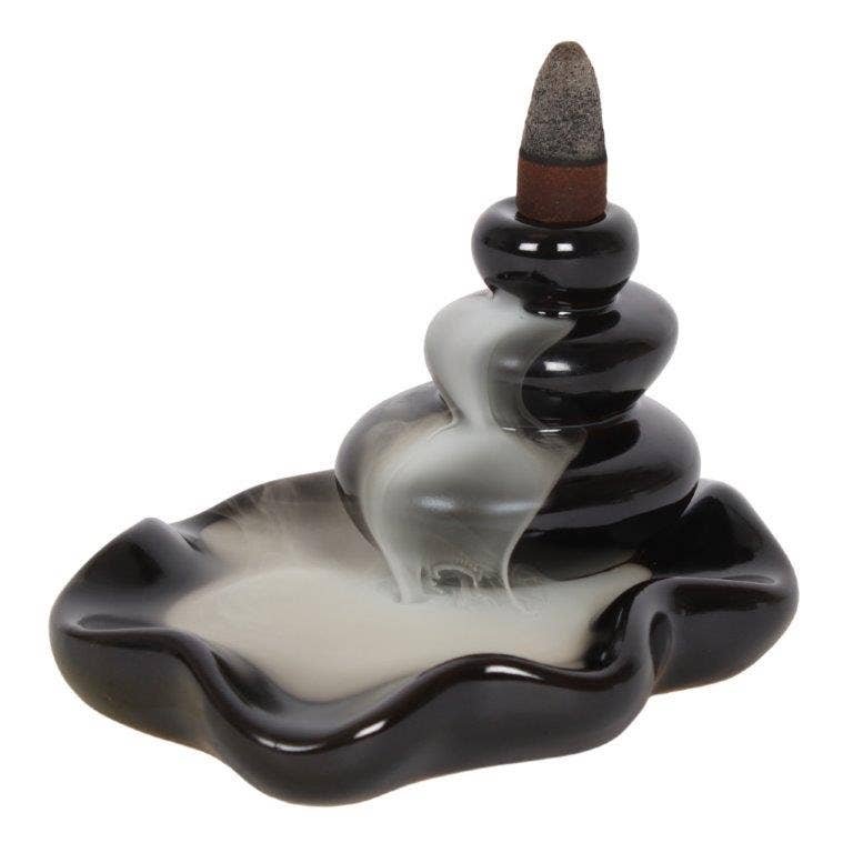 Large Pebbles Backflow Incense Burner.