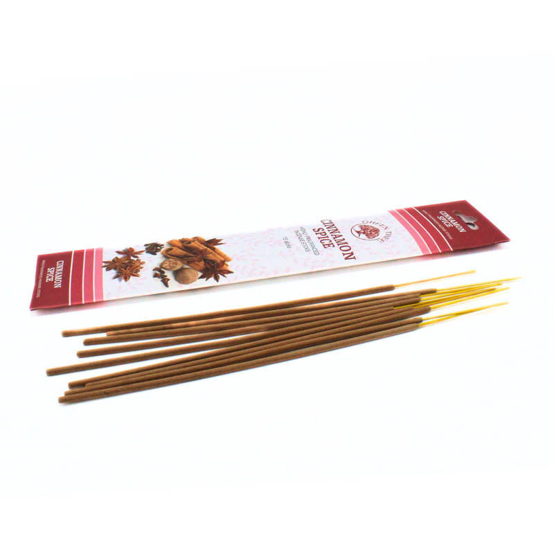 Green Tree Cinnamon Spice Incense 15 Sticks - Image 3
