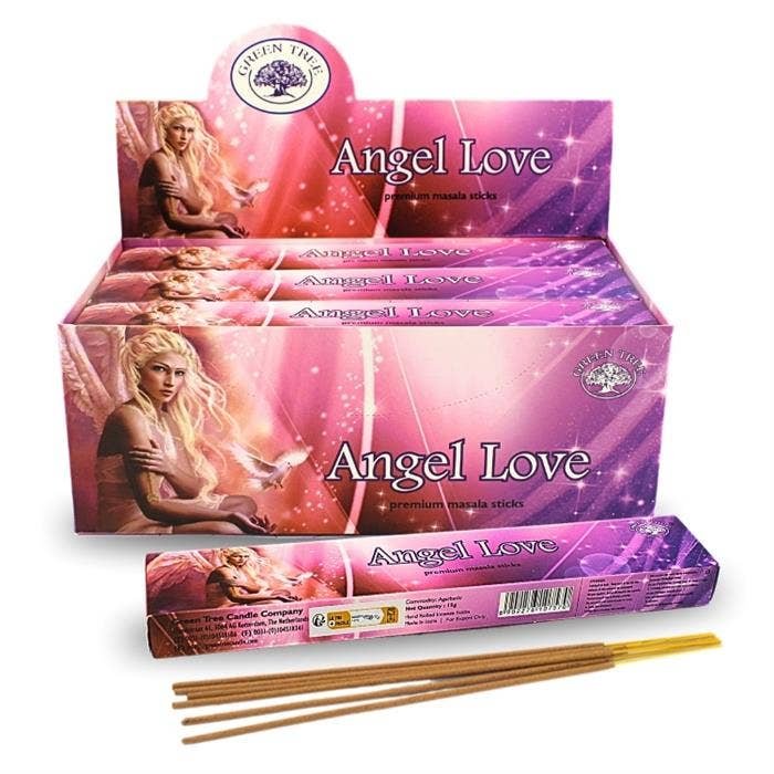 Green Tree Angel Love Hand Rolled Natural Incense Sticks