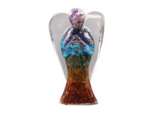 Xl Orgone Angel Figurine 7 Chakra Layers 20cm