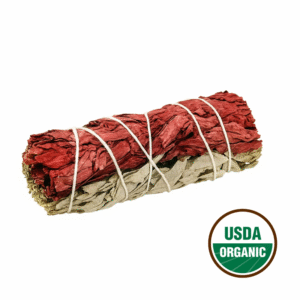 White Sage and Dragonsblood Smudge Stick 10cm