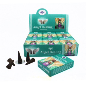 Green Tree Angel Healing Cones