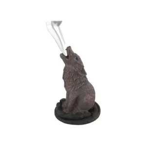 Wolf Incense Cone Holder by Lisa Parker