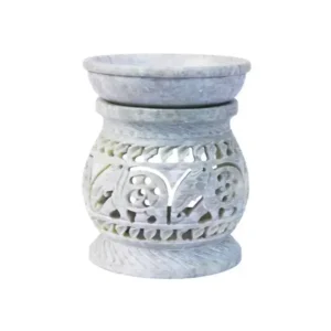 Pillar shape white aromaburner
