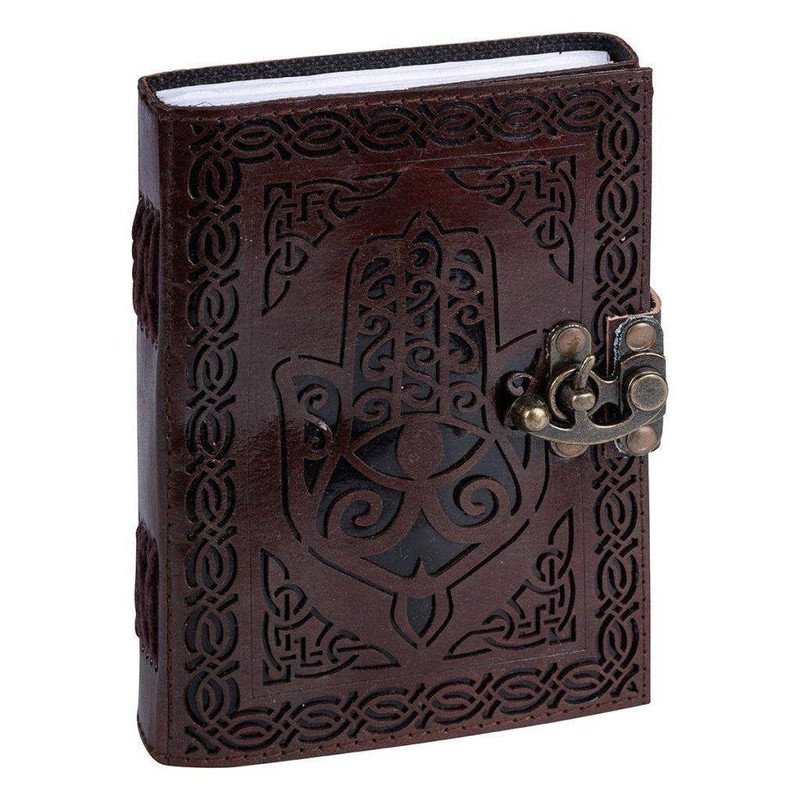 Leather Journal Hand with One Lock