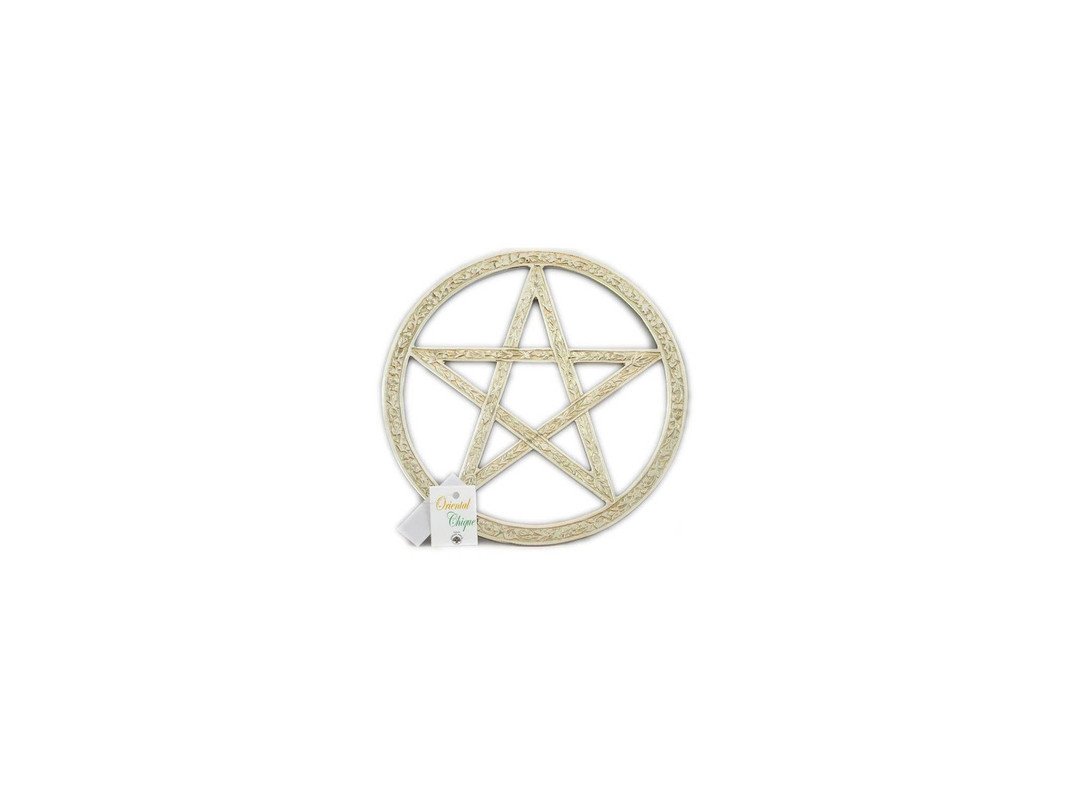 Nickel pentagram 20 cm
