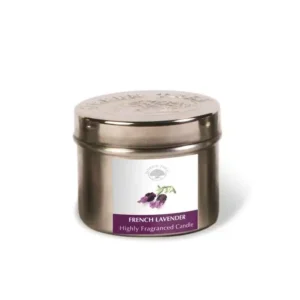Green Tree Candle French Lavender