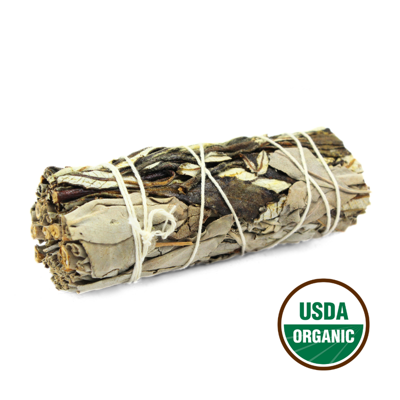White Sage & Yerba Santa Smudge Stick 10cm