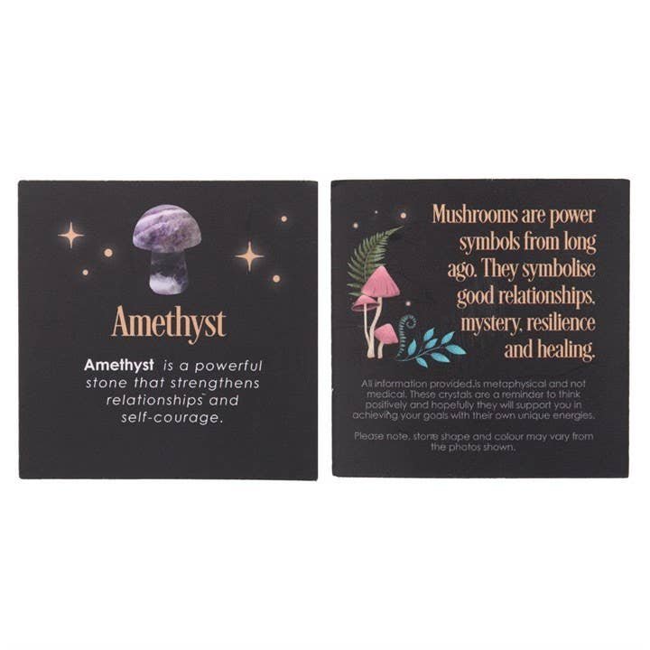 Magical Amethyst Crystal Mushroom - Image 3