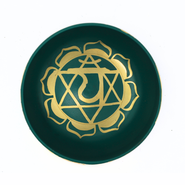 Heart Chakra Singing Bowl Green - Image 2
