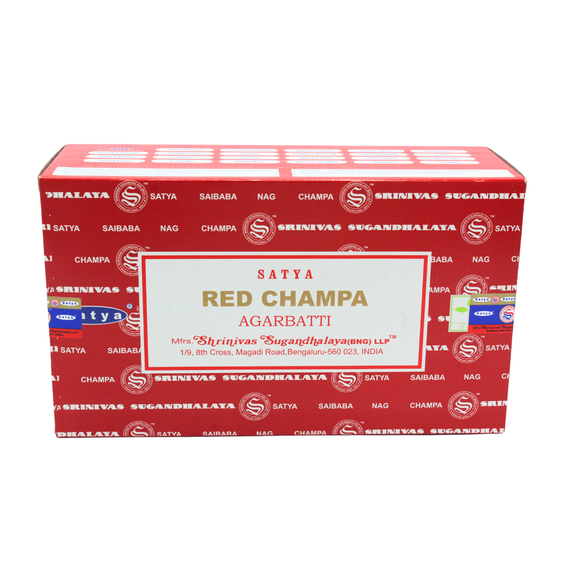 Satya Red Champa Incense Sticks - Image 2