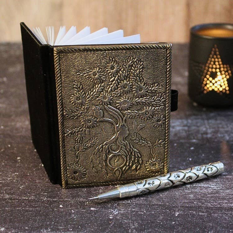 Small Metal Journal with embossing Tree of Life - Image 3