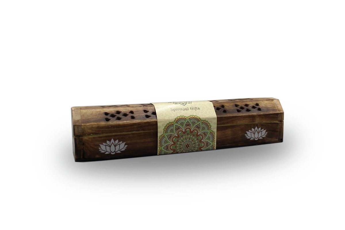 Green Tree Lotus Box Incense Holder