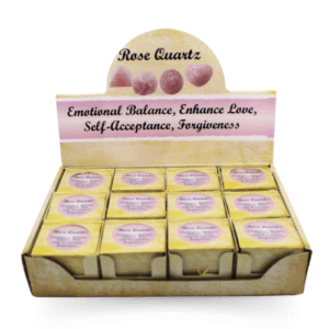 Rose Quartz Display ( 3 Pieces of 4 Shapes )