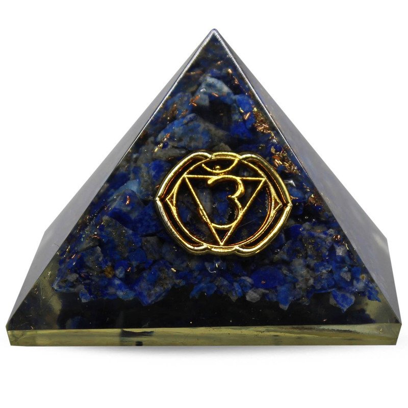 Orgonite Pyramid - Third Eye Chakra, Sodalite
