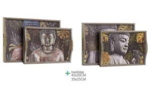 Tray Buddha Set 2 un. 40X30X6