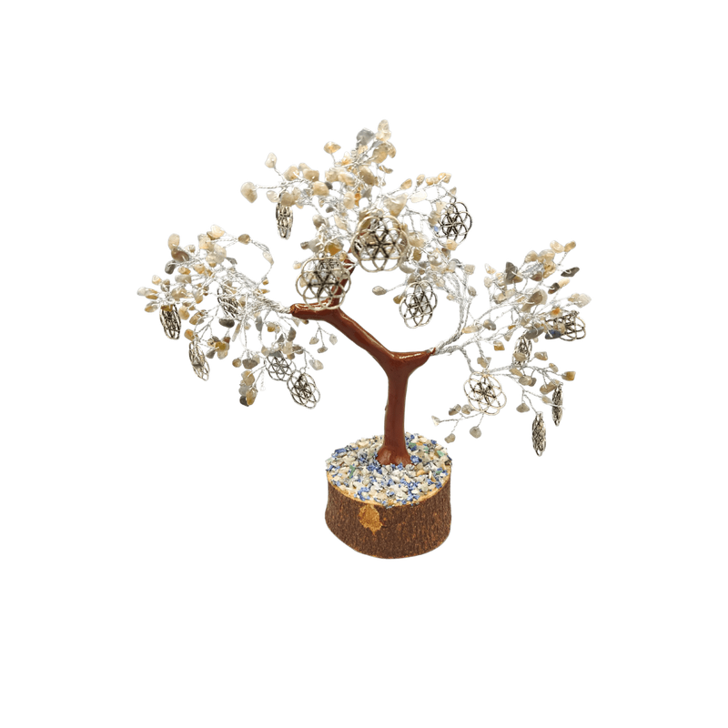 Labradorite Balance and Protection Gem tree Small