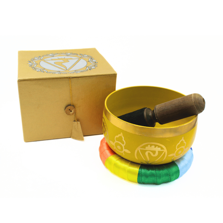 Solar Plexus Chakra Singing Bowl Yellow - Image 5