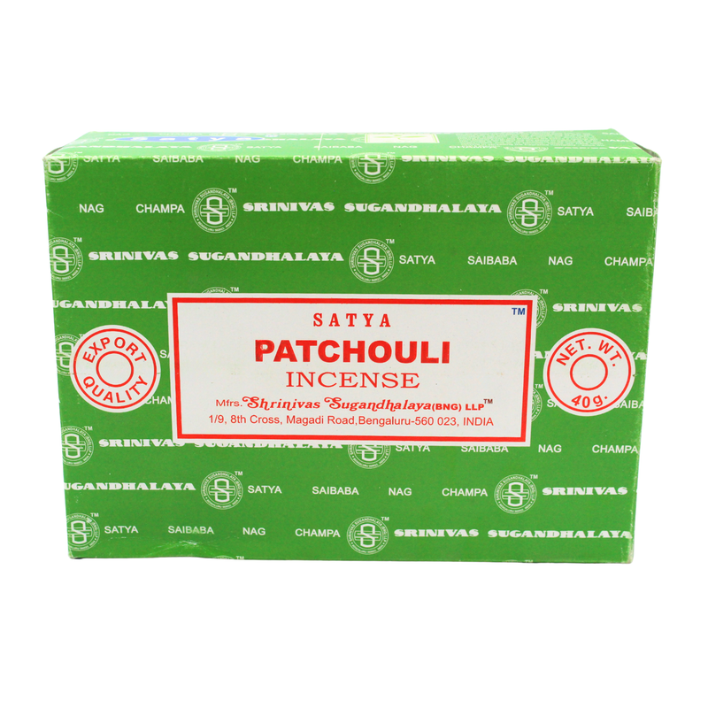 Satya Patchouli Incense Sticks (40 grams x 12 packs) - Image 2