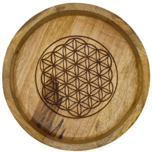 Mango Wood Tray Flower of Life