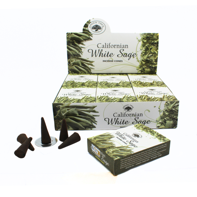 Green Tree Californian White Sage Cones 10 Pieces