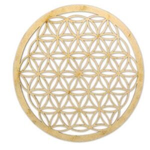 Lcw Incense Holder Flower of Life 20 Cm Set of 2 Pcs
