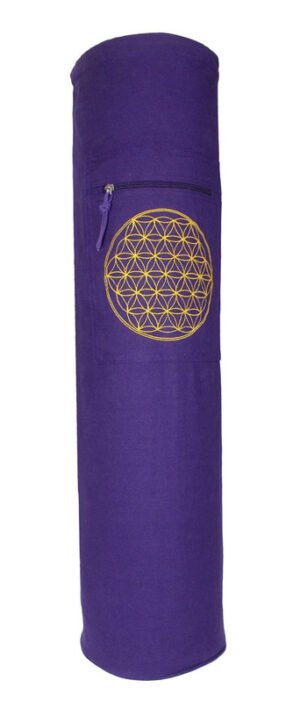 Yoga Mat Bag Flower of Life Cotton Canvas